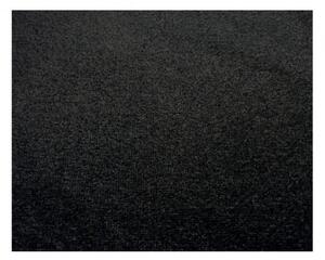 Vopi | Kusový černý koberec Eton - 1 m2 s obšitím