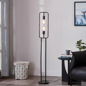 Lucande Tornike stojací lampa, dvoubarevná, železo