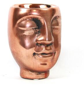 Keramický obal hlava NUDE 6 cm, bronzová
