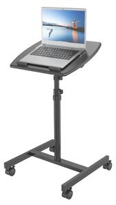 Office SL500 - Pojízdný stolek, pult na notebook černý