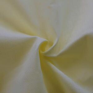 Brotex napínací prostěradlo bavlna světle žluté 90x200
