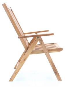 Zahradní židle Kobe, hnědá