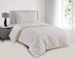 Jahu MyHouse Denver žakárové povlečení - béžová Rozměr: 1x 70 x 90 a 1x 140 x 200 cm