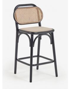 DORIANE barová židle černá