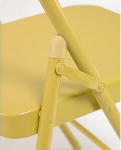 AIDANA skládací židle žlutá