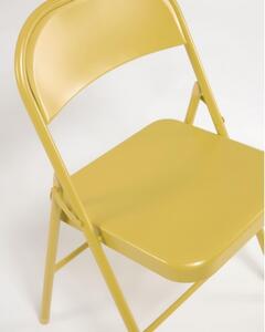 AIDANA skládací židle žlutá