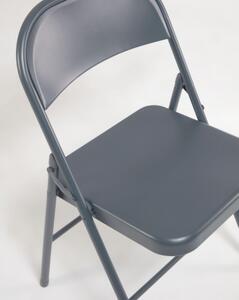 AIDANA skládací židle tmavě šedá