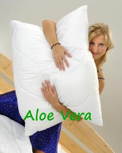 Sada lůžkovin Aloe Vera: celoroční přikrývka 140x200 cm 850 g + polštář 70x90 cm 900 g zip - Brotex