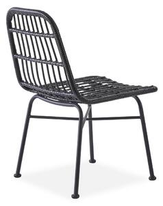 Zahradní židle Hilda, černá
