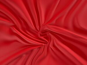 Kvalitex satén prostěradlo Luxury Collection červené 180x200