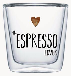 Sklenice na espresso z borosilikátového skla Espresso Lover