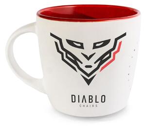 Hrnek Diablo Chairs bílo/červená