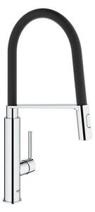 Dřezová baterie GROHE Feel s vytahovací sprškou, 2 proudy chrom 31489000