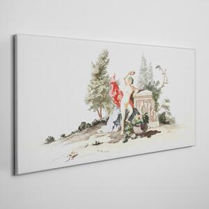Obraz na plátně Obraz na plátně Starověké ženy stromy