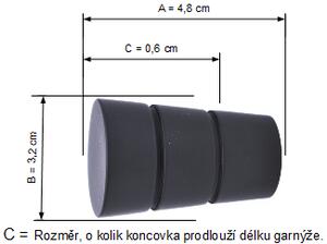 Kovovégarnýže.cz Garnýž broadway Sotra 19 mm efekt nerez Varianta jednořadá nebo dvouřadá: Jednořadá, Uchycení látky: jezdec s háčkem, Délka garnýže Broadway: 160 cm