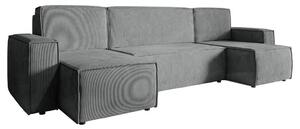 Rohová sedací souprava Copenhagen L (popel). Akce -15%