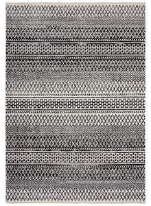 Flair Rugs Kusový koberec Santiago Camino Black/White - 200x300 cm
