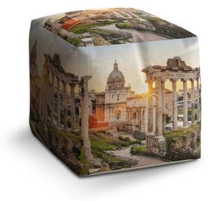 Sablio Taburet Cube Řím Forum Romanum - 40x40x40 cm