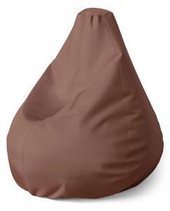 Sablio Sedací vak Pear Kaštanová - 70 x 95 x 15 cm
