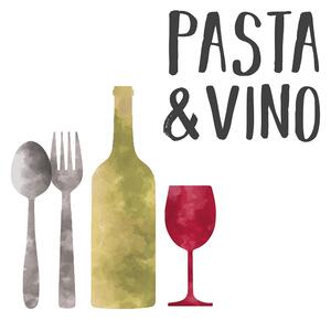Sada papírových ubrousků Pasta & Vino, 40 dílů