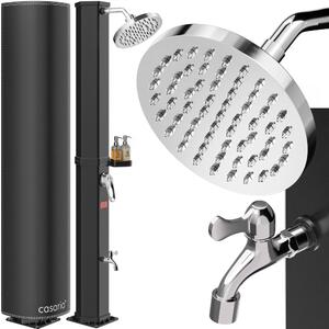 Solární sprcha s krytem HAVANA, 35 l, černá Casaria