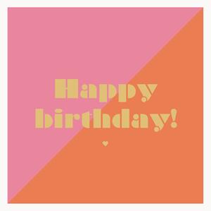 Sada papírových ubrousků Happy Birthday, 40 dílů