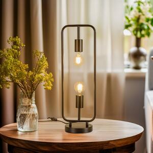 Stolní lampa Lucande Tornike, dvoudílná, železo