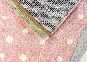 Vopi | Dětský koberec Amigo 324 pink - 80 x 150 cm