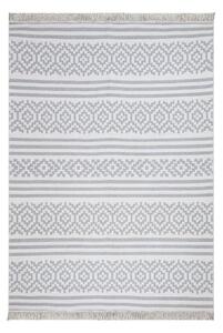 Šedo-bílý bavlněný koberec Oyo home Duo, 60 x 100 cm