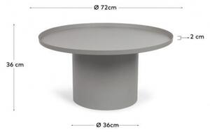 FLEKSA 72 šedý konferenční stolek