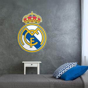 DUBLEZ | Dřevěné logo na stěnu - FC Real Madrid