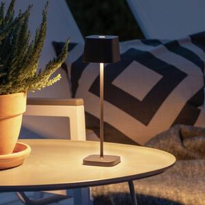 LED stolní lampa Capri-Mini venkovní, černá