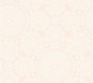 Vliesová tapeta na zeď Cozz 36295-1 | 0,53 x 10,05 m | růžová, bílá, oranžová | A.S. Création
