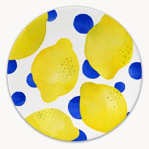 Mělký talíř Lemon & Dots