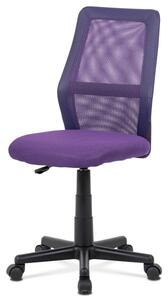 Kancelářská židle, fialová (PUR)
