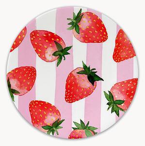 Dezertní talíř Strawberry & Stripes
