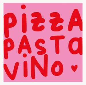 Sada papírových ubrousků Pizza, Pasta, Vino, 40 dílů