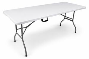 Aga Zahradní skládací stůl 180x74x74 cm Bílý