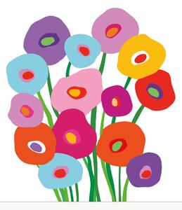 Sada papírových ubrousků Super Bouquet, 40 dílů