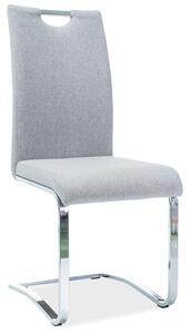 Jídelní čalouněná židle H-790 šedá látka