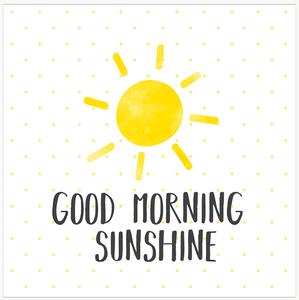 Sada papírových ubrousků Good Morning Sunshine, 40 dílů