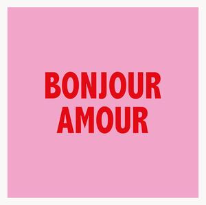 Sada papírových ubrousků Bonjour Amour, 40 dílů