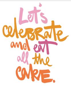 Sada papírových ubrousků All The Cake, 40 dílů