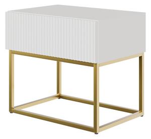 Noční stolek Vertigo V5 (bílá). Akce -18%