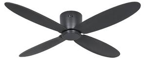 ECO PLANO II Smart stropní ventilátor 132 antracit – CasaFan CasaFan, Eco Plano II, Šedá, Obývací pokoj, Plast, Moderní