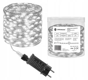 LED řetěz Nano Ježek - 3m, 300LED, 8 funkcí, IP44, studená bílá