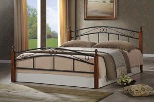 Manželská postel 180x200 cm v klasickém stylu s roštem 180x200 cm KN196