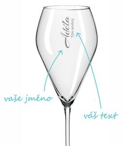 Pískovaná sklenička na prosecco Universal