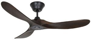Stropní ventilátor ECO GENUINO černý/ořech 122 – CasaFan CasaFan, Eco Genuino, Dřevo, Obývací pokoj, Dřevo, Moderní