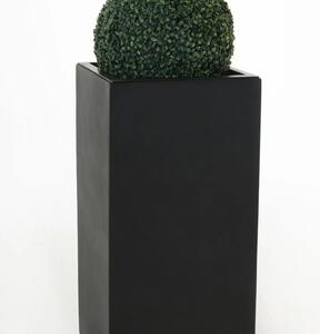 Vivanno samozavlažovací květináč BLOCK, sklolaminát, výška 60 cm, antracit